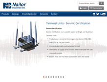 Tablet Screenshot of nailor.com